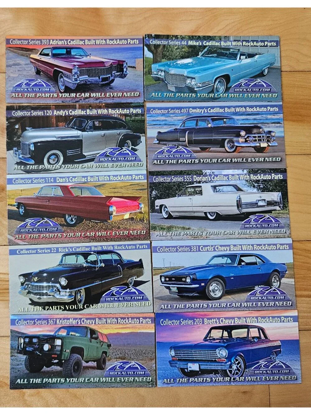 10 pc ROCKAUTO MAGNET LOT - Picture 1 of 1